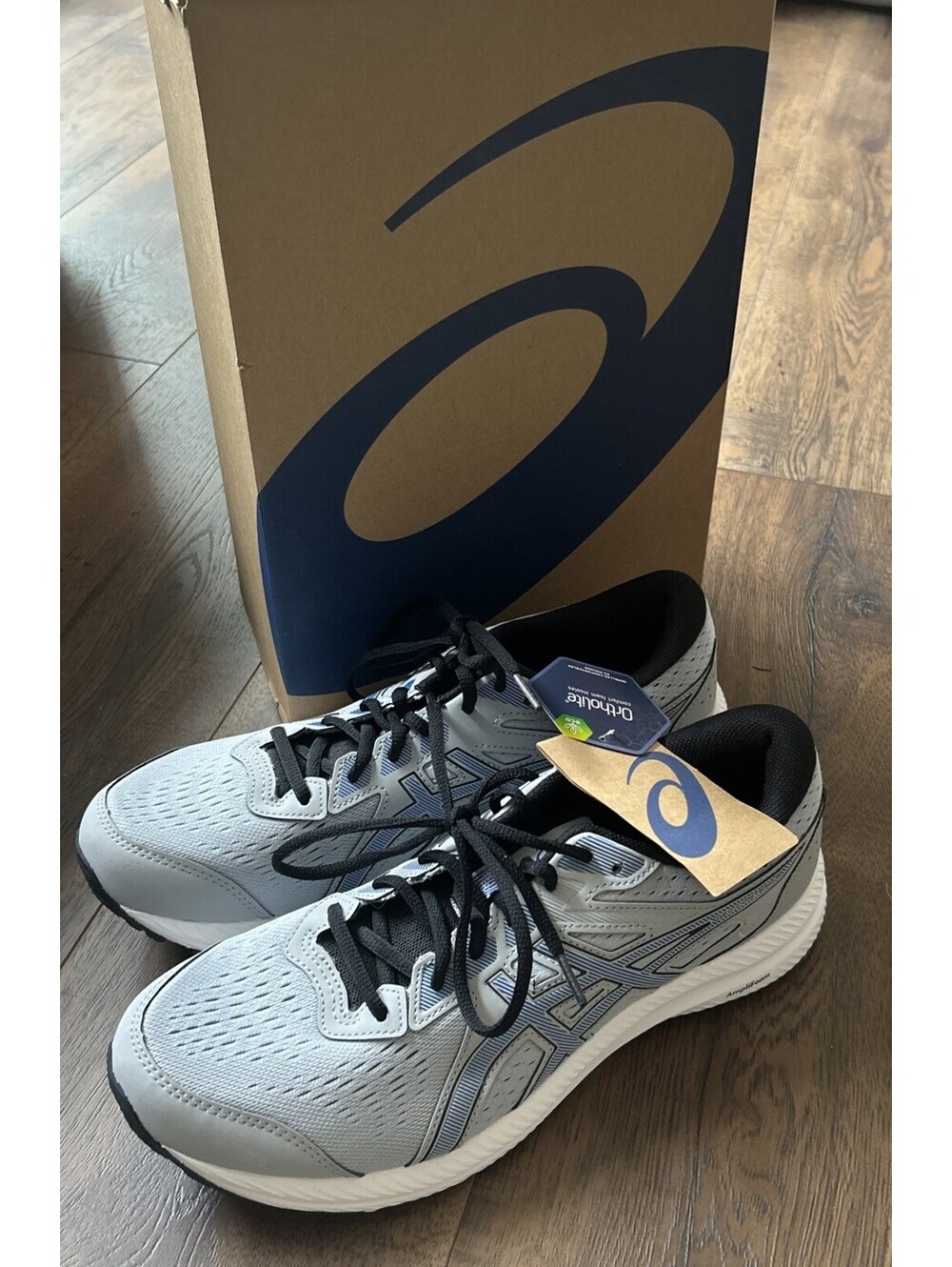 Asics Gel Contend 8 Shoes Mens 9.5 Piedmont Grey Running Sneakers NEW In Box